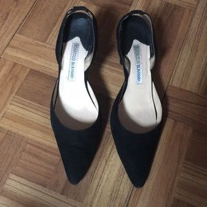 Resoled Manolo Blahnik Slingbacks